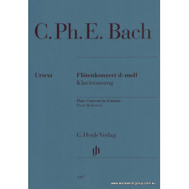 Bach C.P.E. Concerto in D minor (Fl/Pno) Henle